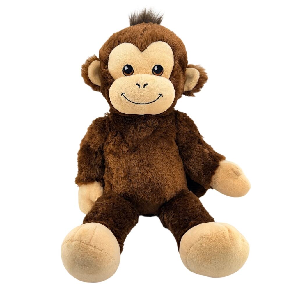 Build A Bear Workshop BAB Smiley Monkey Soft Plush Fur Stuffed Animal Toy